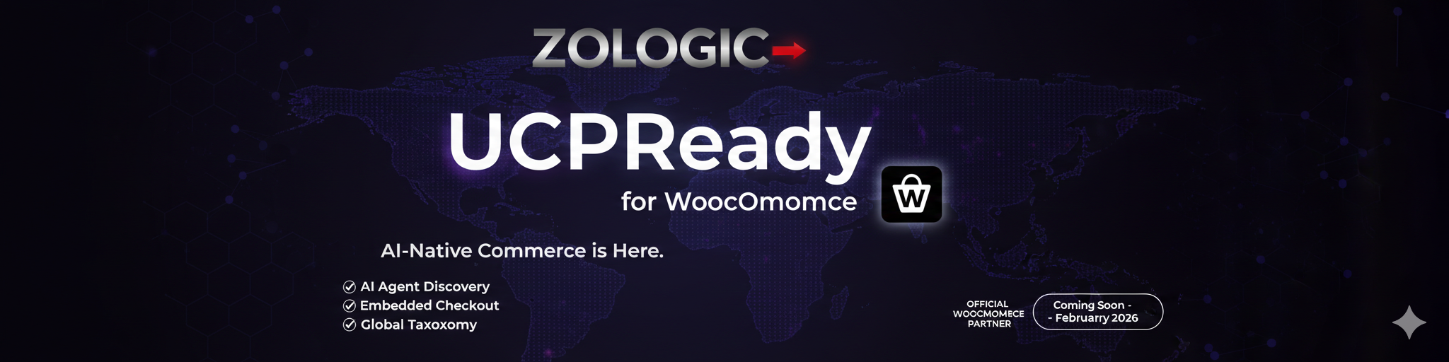 UCPReady for WooCommerce dashboard showing AI agent discovery and embedded checkout analytics for Google Gemini, ChatGPT, and Claude.